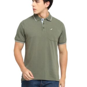 Collar T-Shirt for Men with Pocket